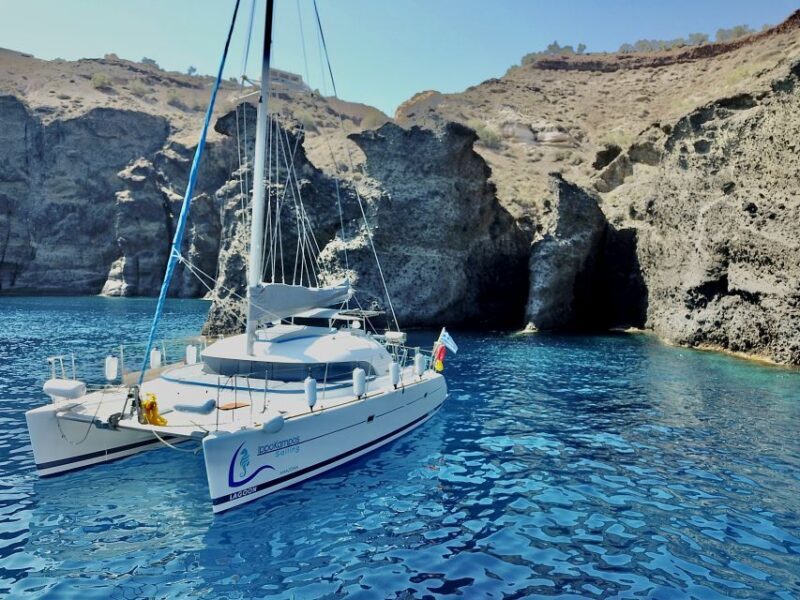 Santorini: Private All-In Catamaran Cruise, with Food|Drinks - FAQs