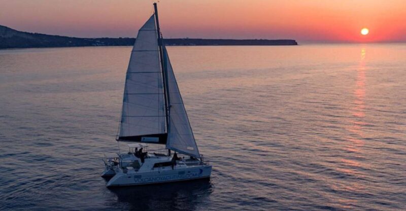 Santorini: Private Sunset Cruise With Dinner and Drinks - Booking Process