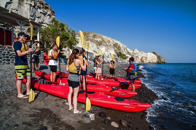 Santorini: Sea Kayaking with Light Lunch - Authenticity and Additional Perks