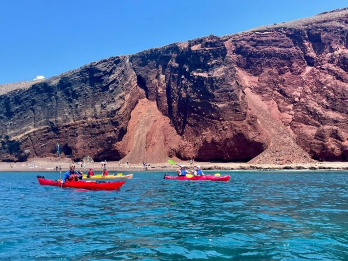 Santorini: South Sea Kayaking Tour With Sea Caves and Picnic - Booking and Cancellation Policy