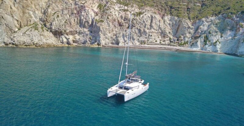 Santorini: Southern Island Luxury Catamaran Cruise with Meal - The Stops and Sights
