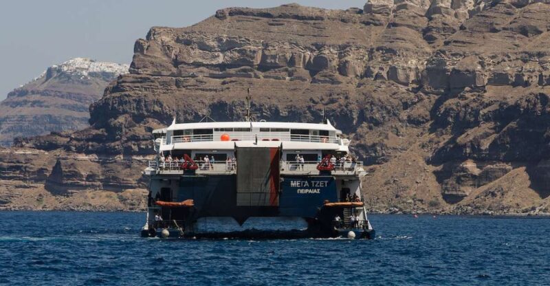 Santorini to Mykonos: Ferry Ticket & Hotel Transfer - Key Points