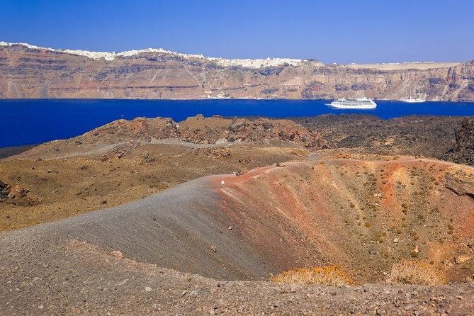 Santorini Volcano Cruise Including Hot Springs and Thirasia - Relaxing in Thermal Pools