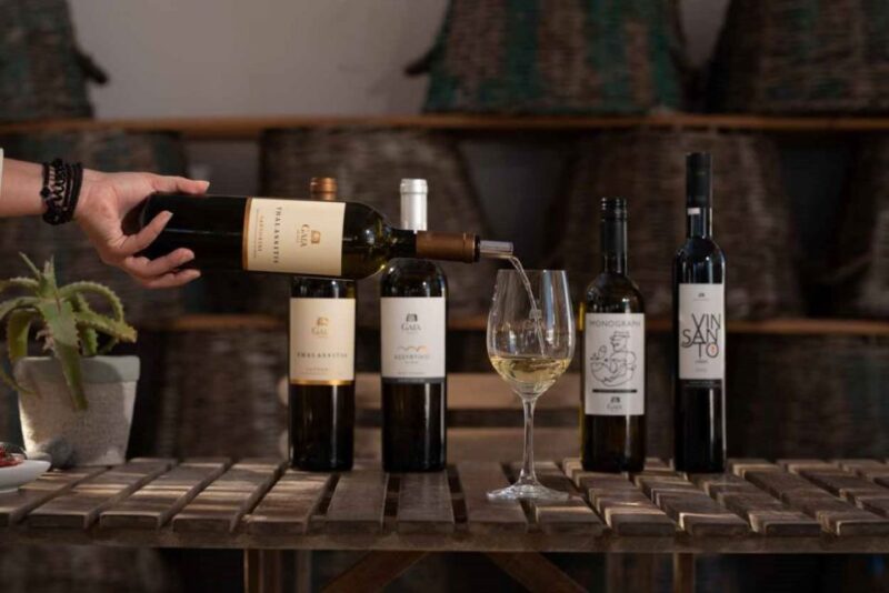 Santorini: Wine Tasting Tour With 4-Course Lunch and 4-Wines - Wine and Food Pairing