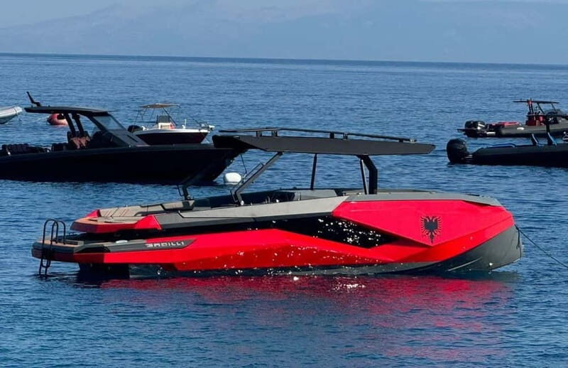 Sarandë: Boat tour to Krorza included umbrella&sunbeds - An Introduction to the Experience