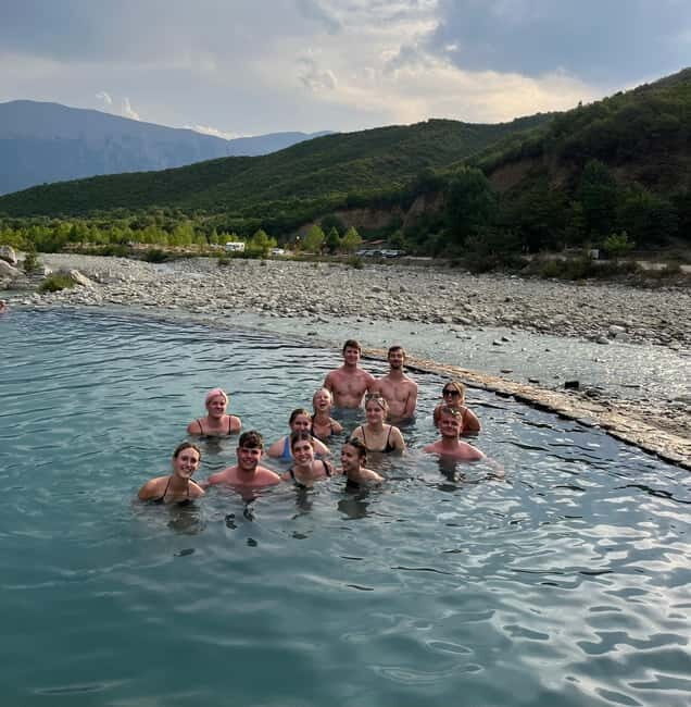 Sarande: Permet 4x4 Tour, Rafting and Thermal baths - Starting Point and Logistics