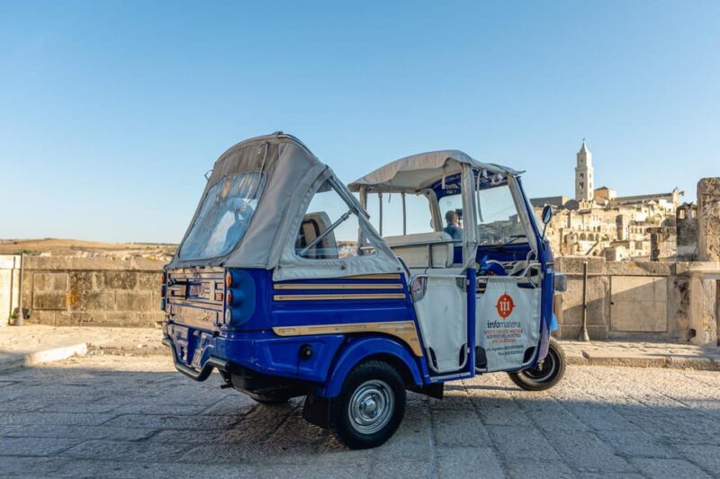 SASSI DI MATERA: Guided Tour by Ape Calessino - Exploring Matera’s Unique Landscape in Style