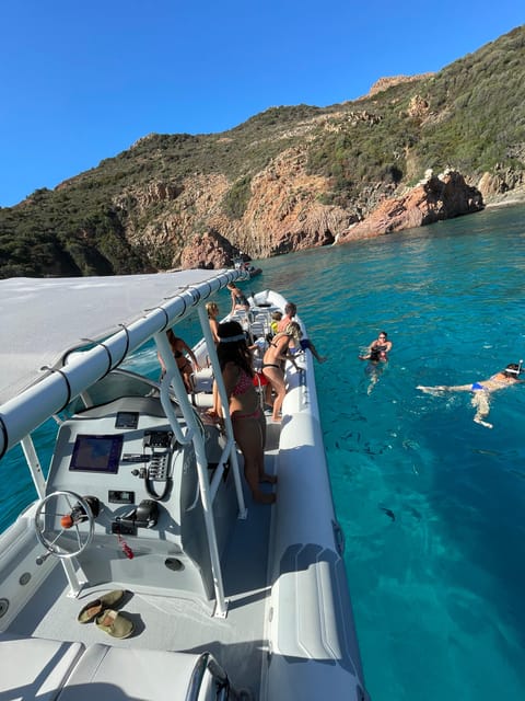 Scandola Piana Girolata Cruise Swimming Boat 12 Seats - Learning From the Live Guide