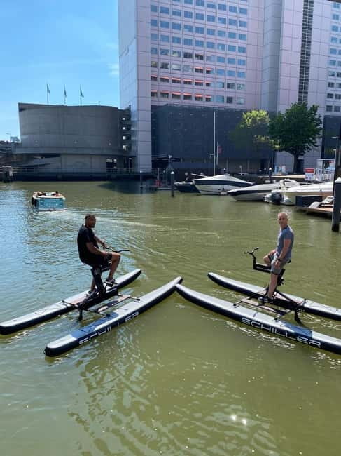 Schiller Water Bike Rental in Maritime District Rotterdam - Discovering Rotterdam’s Harbor on a Water Bike