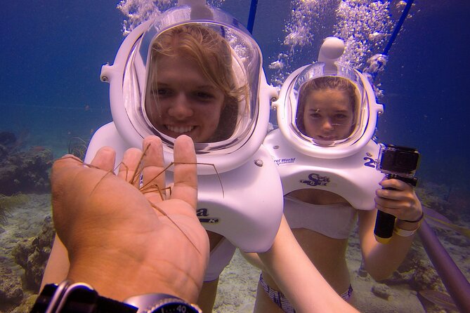 Sea Trek Helmet Dive at Coral World Ocean Park - Underwater Experience