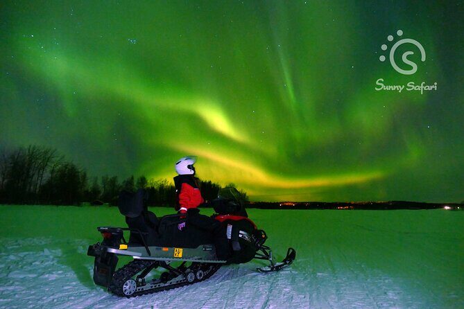 Searching Aurora with Snowmobile - An Adventure into the Arctic Night