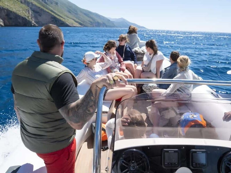 Secret Blue Cave & Grama Bay - Speed Boat Tour - Key Points