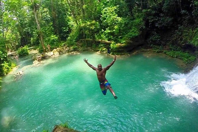 Secret Falls Blue Hole And zipline Adventure from Ocho Rios - Key Points