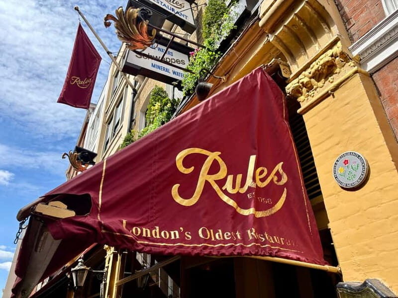 Secrets of London Covent Garden: Tour + Cocktail at Rules - Exploring Covent Garden’s Hidden Stories