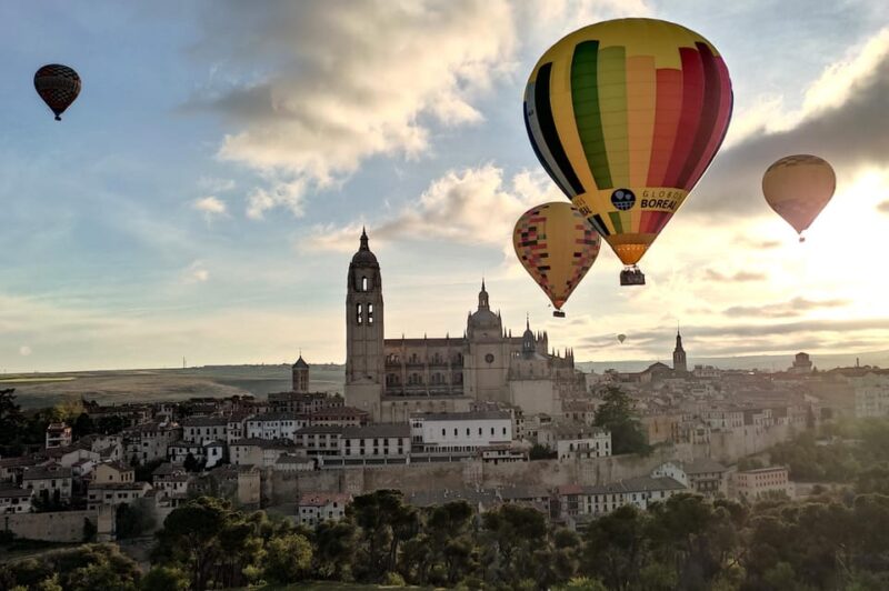 Segovia: Hot Air Balloon Flight With Optional Transfer - Tour Guide and Language Options