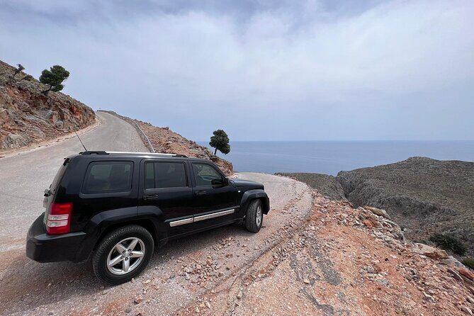 Seitan limania-Marathi private Jeep tour with lunch - Starting Off: The Drive to Akrotiri Peninsula