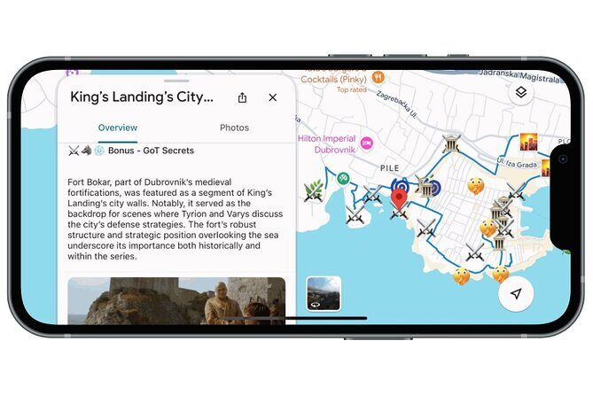 Selfguide® Secrets Tour Dubrovnik with Game of Thrones Spots - Stop 1: Pile Gate