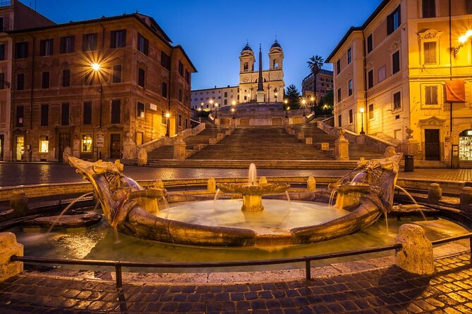 Semi-Private Rome by Night: Piazza Di Spagna and Navona, Trevi Fountain, Pantheon - Trevi Fountain at Night