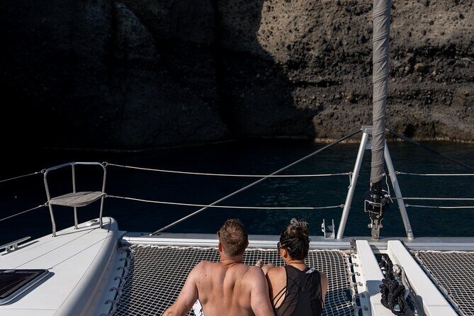 Semi Private Santorini Catamaran Tour - Key Points