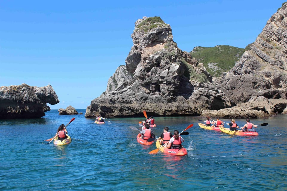 Sesimbra: Ribeiro Cavalo Beach, Caves, & Arrábida Kayak Tour - Key Points