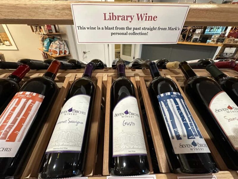 Seven Birches Winery (Lincoln, NH) Founder's Wine Tasting - Key Points