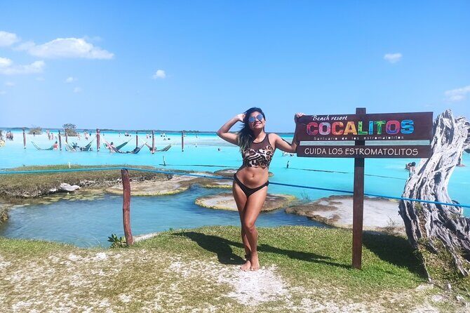 Seven Colours Bacalar Lagoon with Pontoon Ride only from Tulum - Scenic Pontoon Ride and Pirate Channel