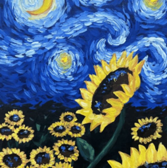 Sevilla: Wine Gogh Glow Academy Paint and Sip Classes - Good To Know