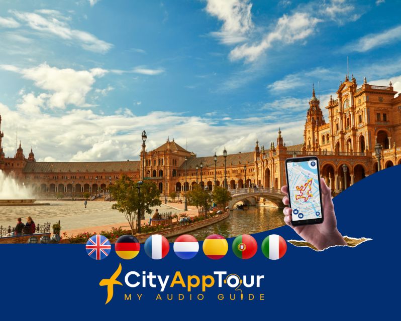 Seville Alcazar/Plaza Espana: Walking Tour - Audioguide - App Usage