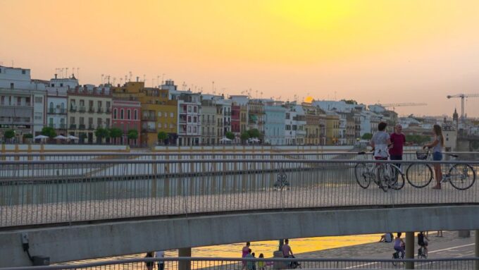 Seville: Guided Sunset Bike Tour - Bike Rental and Safety
