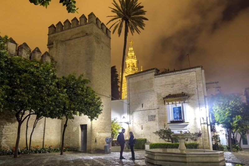 Seville Night Tour A Must See - Alcázar of Seville and Puerta Del León