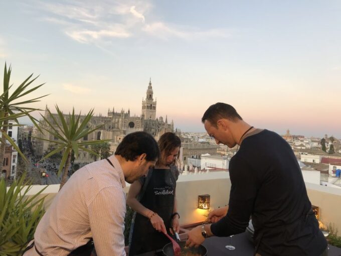 Seville: Private Paella Cooking Class With Cathedral Views - Optional Services