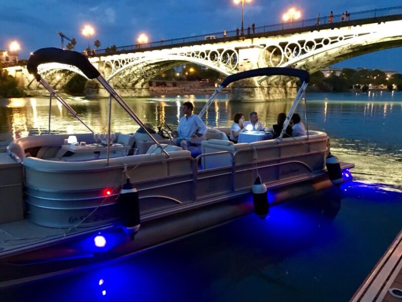 Seville: Private River Cruise Lunch or Dinner and Drinks - Cuisine and Dining Options