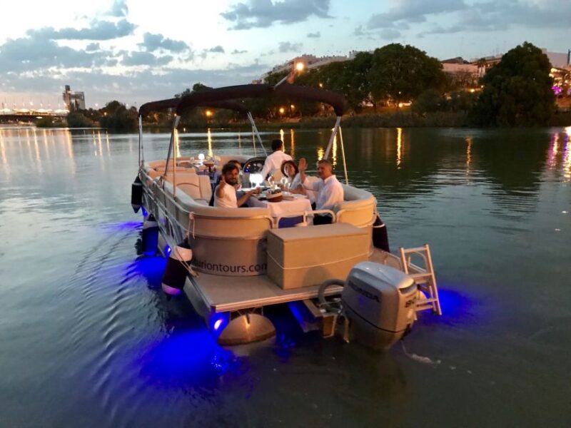 Seville: Private River Cruise Lunch or Dinner and Drinks - Music and Atmosphere