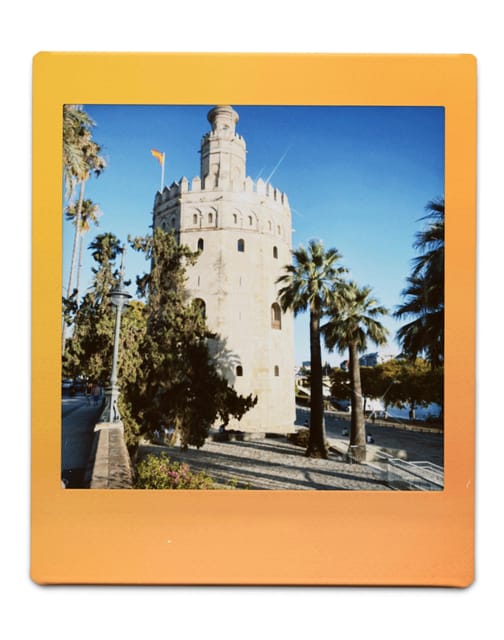Seville:Polaroid Instant Photo Session + Walk - Cultural Insights and Gastronomic Recommendations