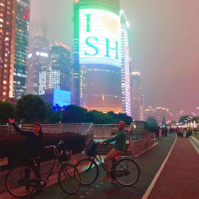 Shanghai Charming Night Small Group Bike Tour - Good To Know
