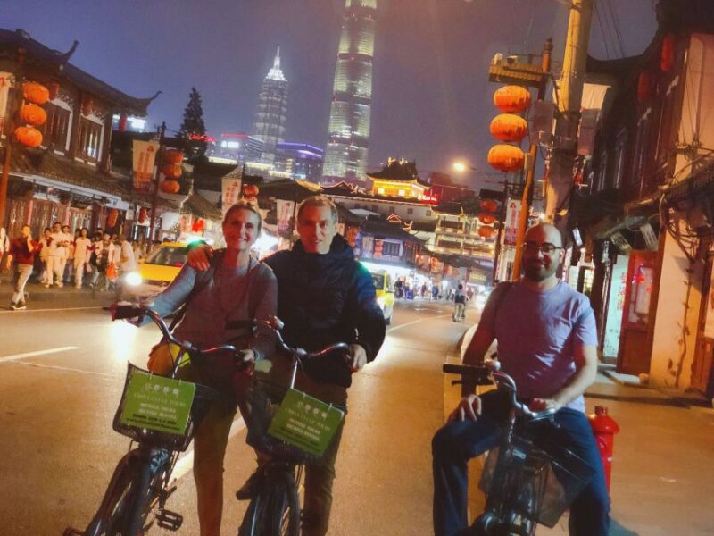 Shanghai Charming Night Small Group Bike Tour - Tour Inclusions