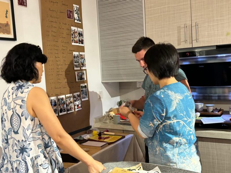Shanghai: Jinhuishui and Calligraphy Art Class - Workshop Experience