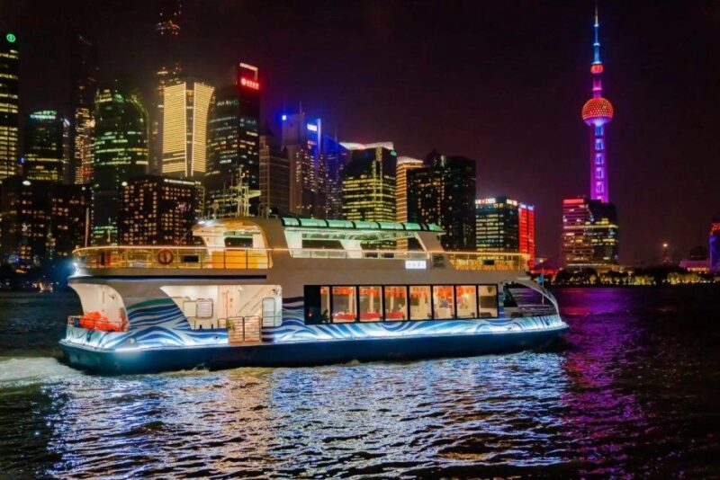 Shanghai: Night River Cruise Tour With Xinjiang Style Dining - Cruise Details