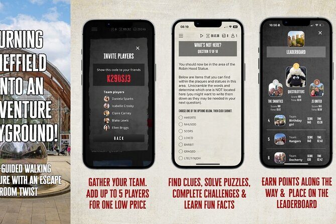 Sheffield Self-Guided Interactive Treasure Hunt - Who Will Love It?