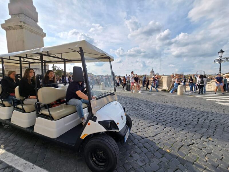 Shopping in Rome: 4h Golf Cart tour with Aperitivo - In-Depth Breakdown of the Itinerary