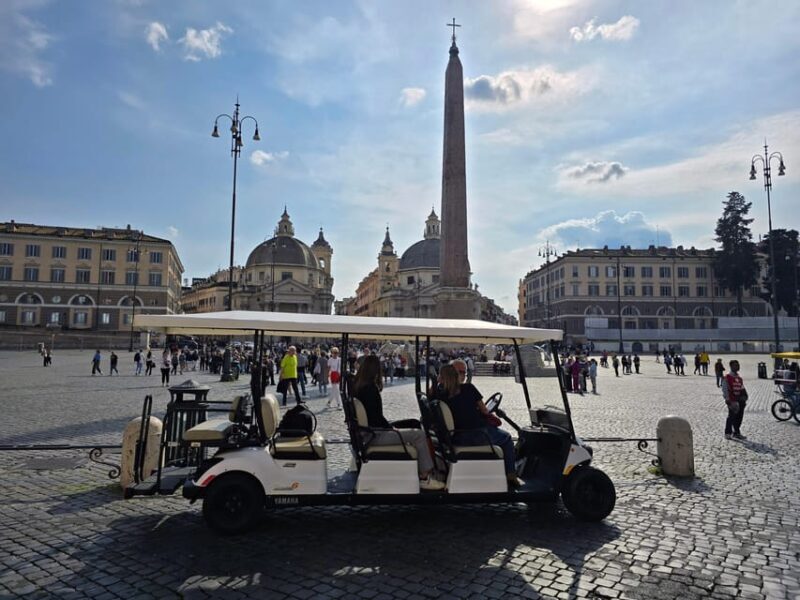 Shopping in Rome: 4h Golf Cart tour with Aperitivo - The Sum Up