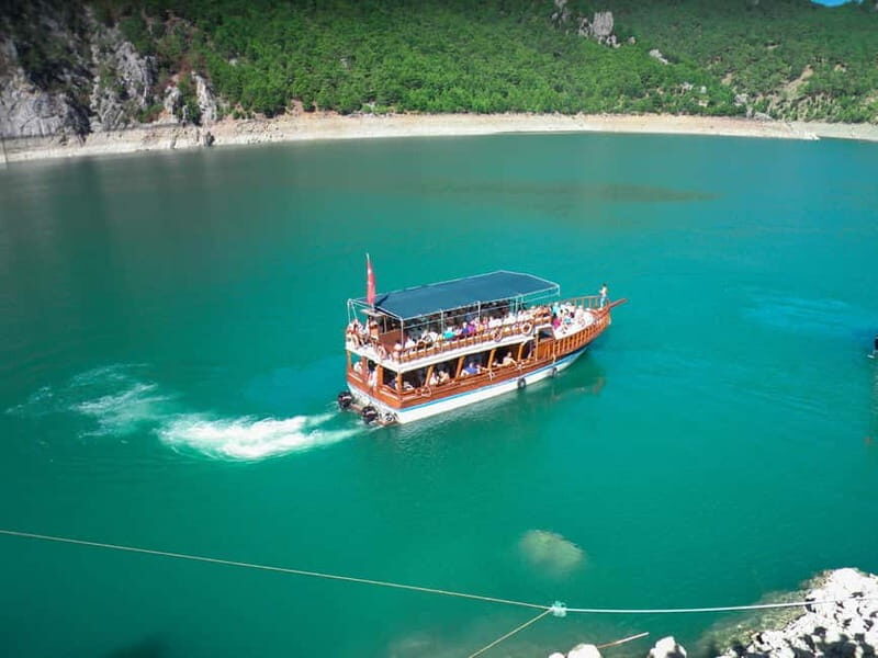Side/Alanya: Green Canyon Boat Trip w/Unlimited Soft Drinks - The Sum Up