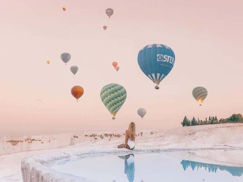 Side/Alanya: Pamukkale Hot Air Balloon Flight w/Lunch - Key Points