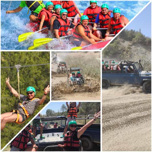 Side&Alanya:Rafting,Jeep,Quad/Buggy Safari/Zipline wLunch - An In-Depth Look at the Tour Experience
