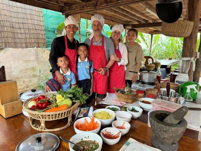 Siem Reap Khmer Cooking Class and Local Market Tour - Key Points