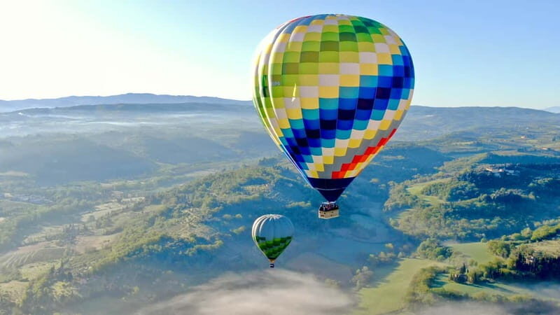 Siena: Balloon Flight Over Tuscany with a Glass of Wine - Key Points
