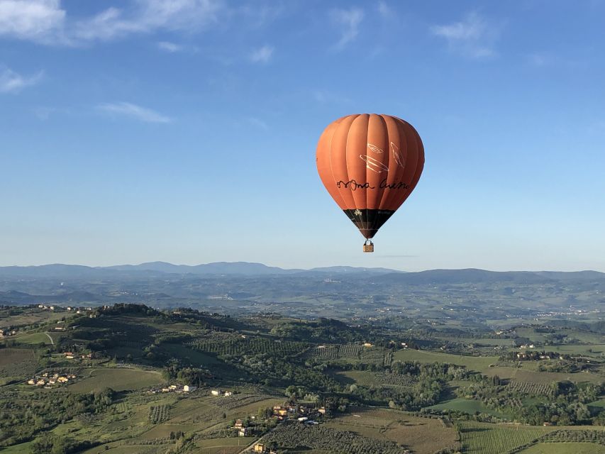 Siena: Balloon Flight Over Tuscany With a Glass of Wine - Meeting Point and Pick-up Service
