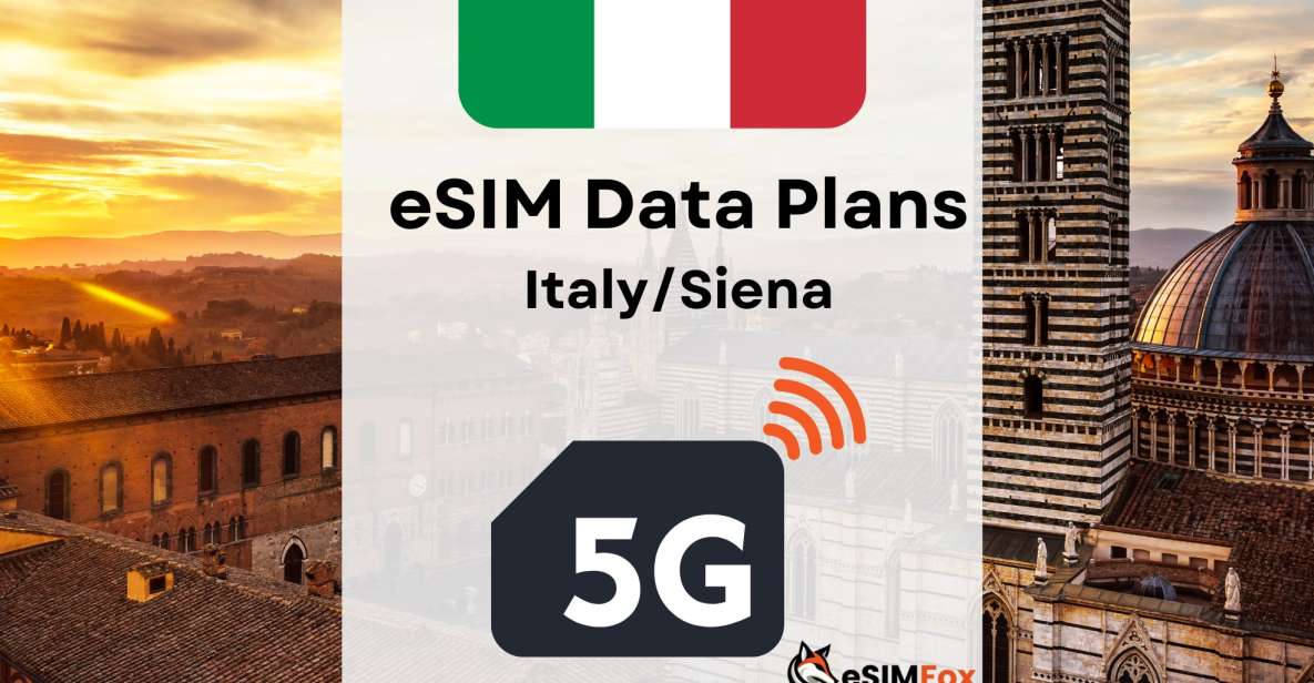Siena: Esim Internet Data Plan for Italy High-Speed 4g/5g - Important Conditions