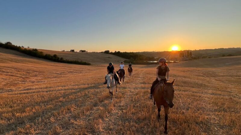 Siena: Horseback Riding with Siena in the background - Key Points