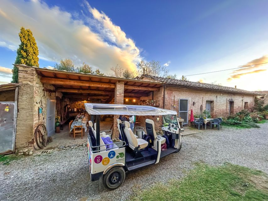 Siena: Tuk Tuk Tour With Wine Tasting - Key Points